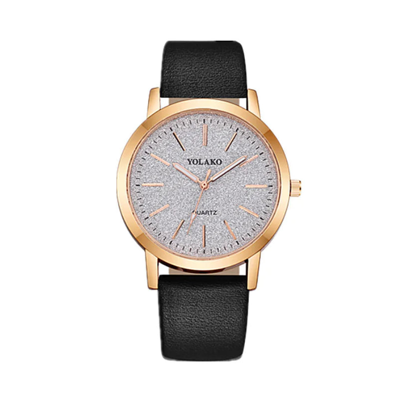 Bracelet Watch, Leather Band Watch, Glitter Watch