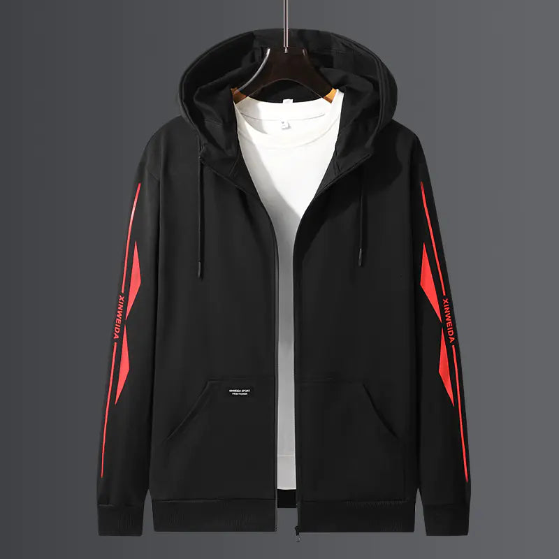 Hooded Cardigan Sweater for Men - Loose Fit Knitted Top