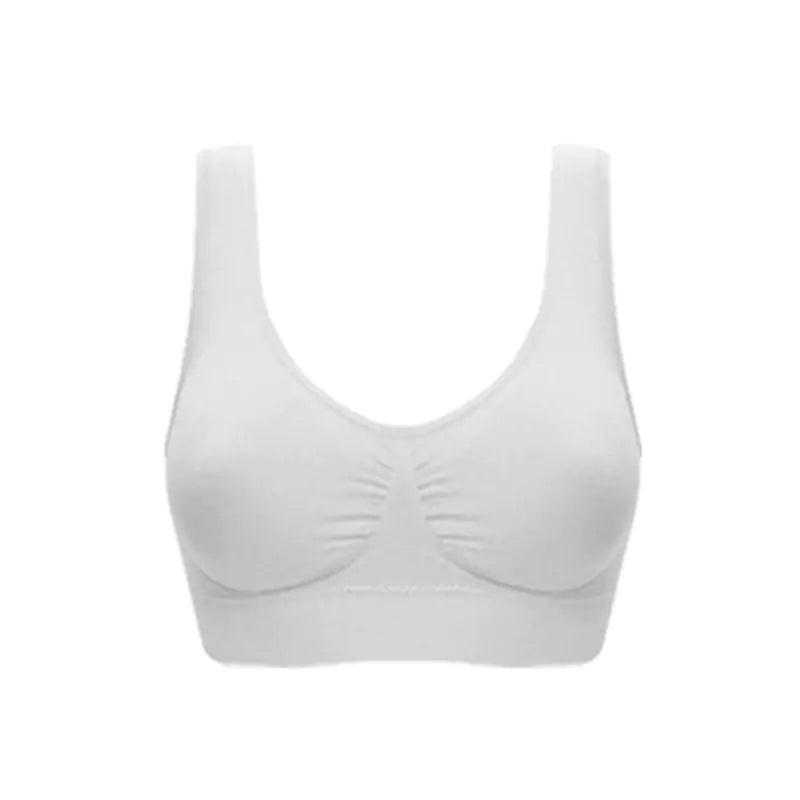 Plus Size Seamless Comfort Yoga Sports Bra Tank Top