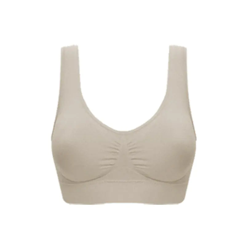 Plus Size Seamless Comfort Yoga Sports Bra Tank Top